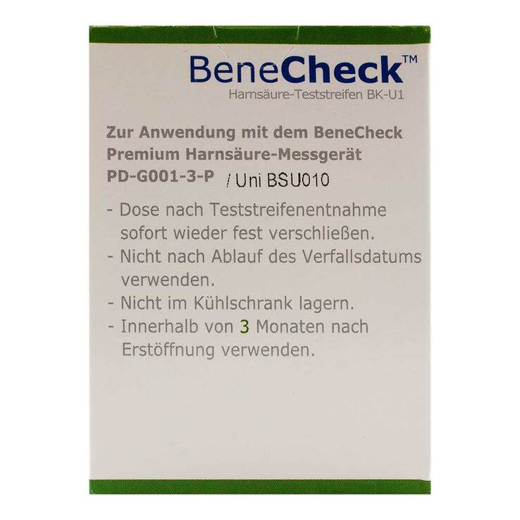 Benecheck Harnsäure-Teststreifen BK-U1, 1X25 St