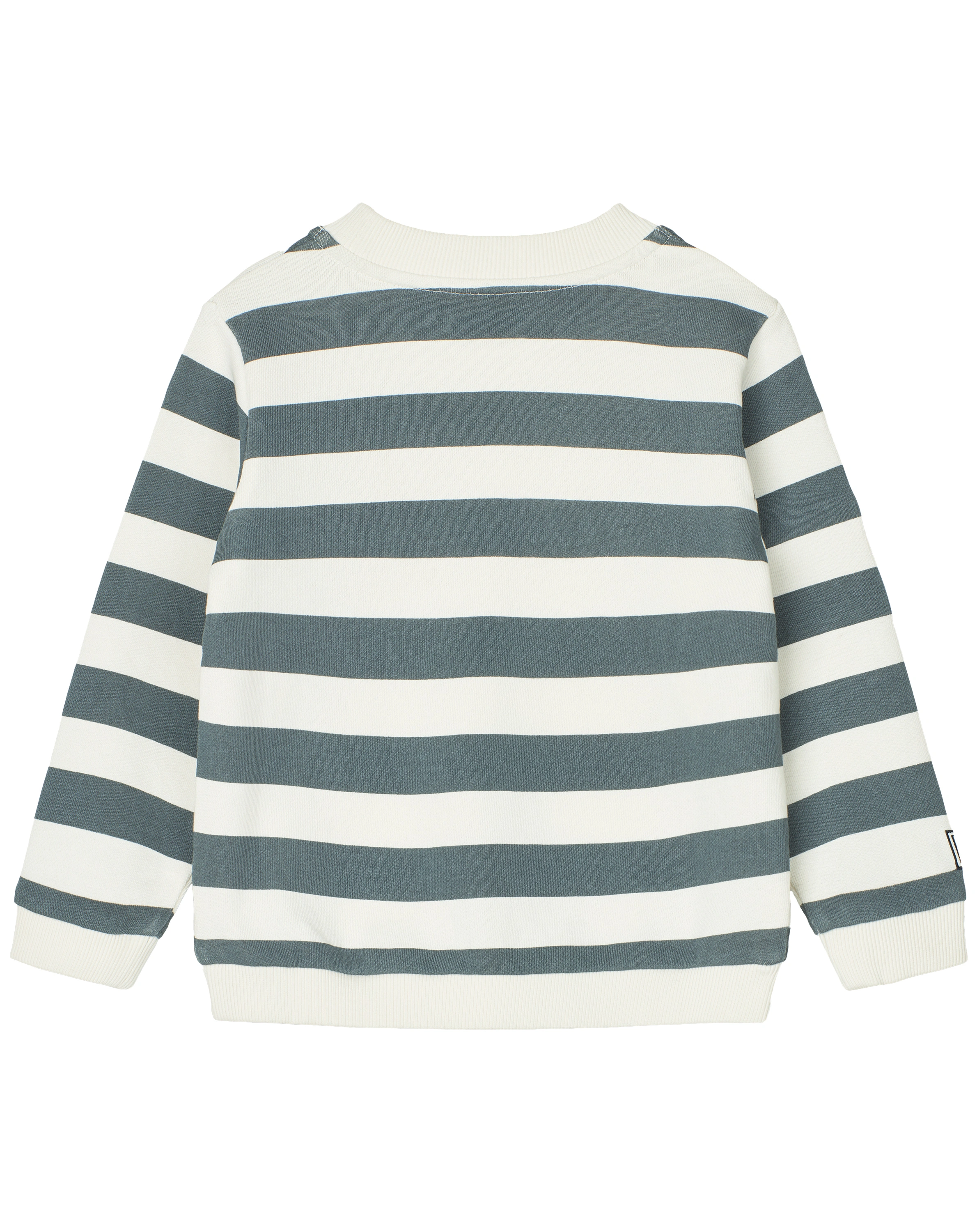 Sweatshirt THORA gestreift in creme/blue