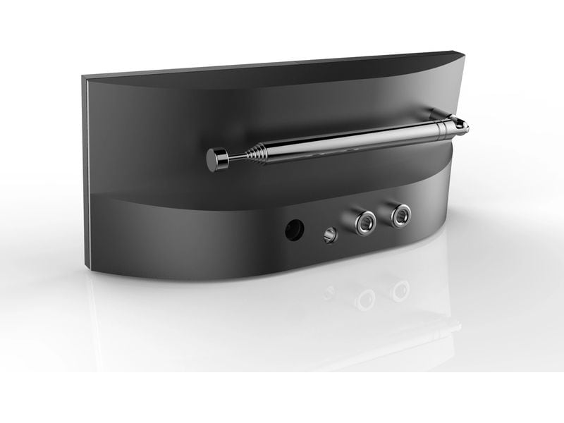 CE Pop Adapter DAB  Schwarz DAB-Adapter mit 2 Alarmen und Fernbedienung