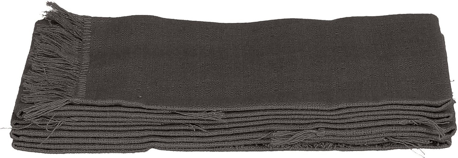 Mica Decorations placemat Villia grijs 48 x 33 cm 4 stuks