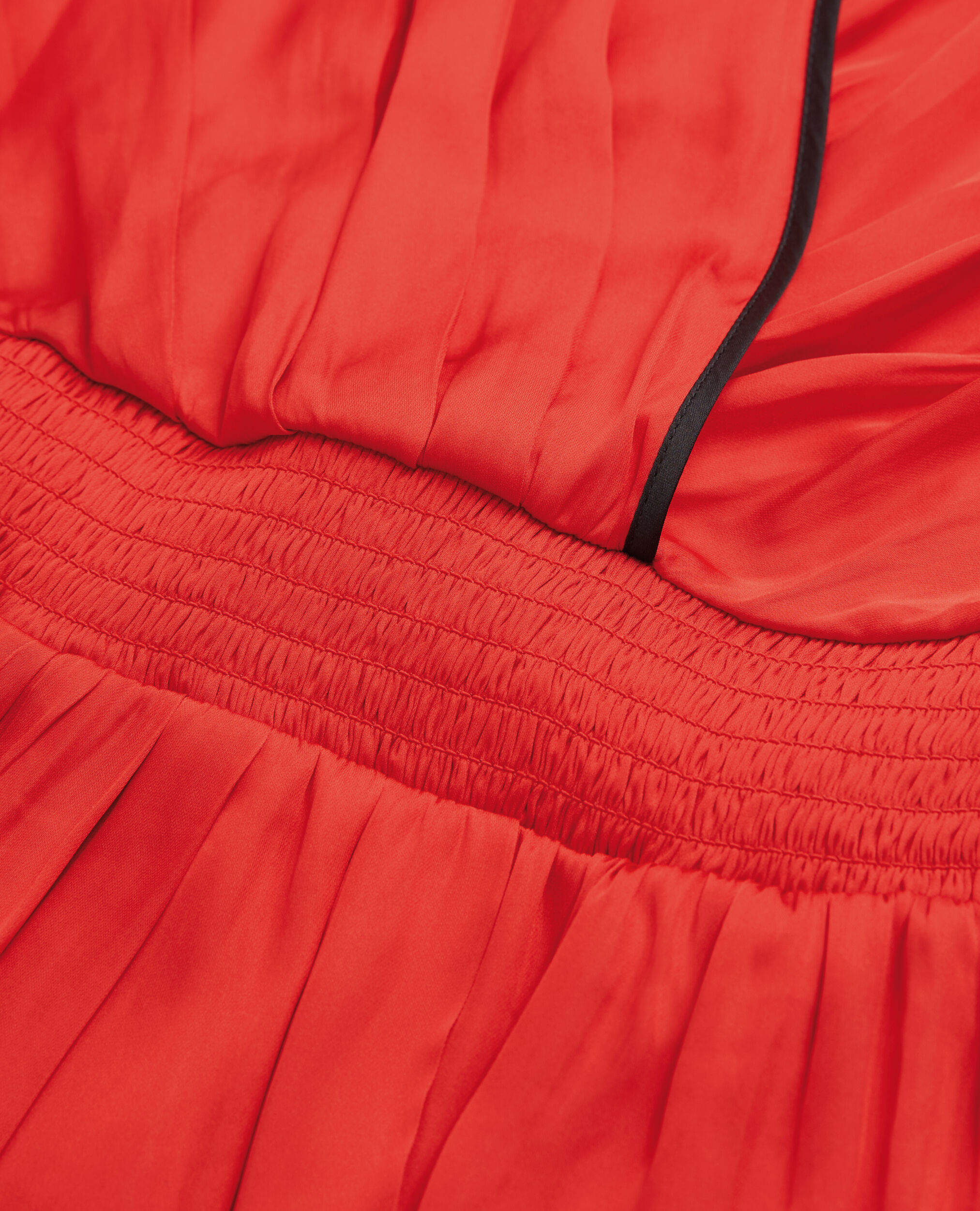 Robe longue rouge