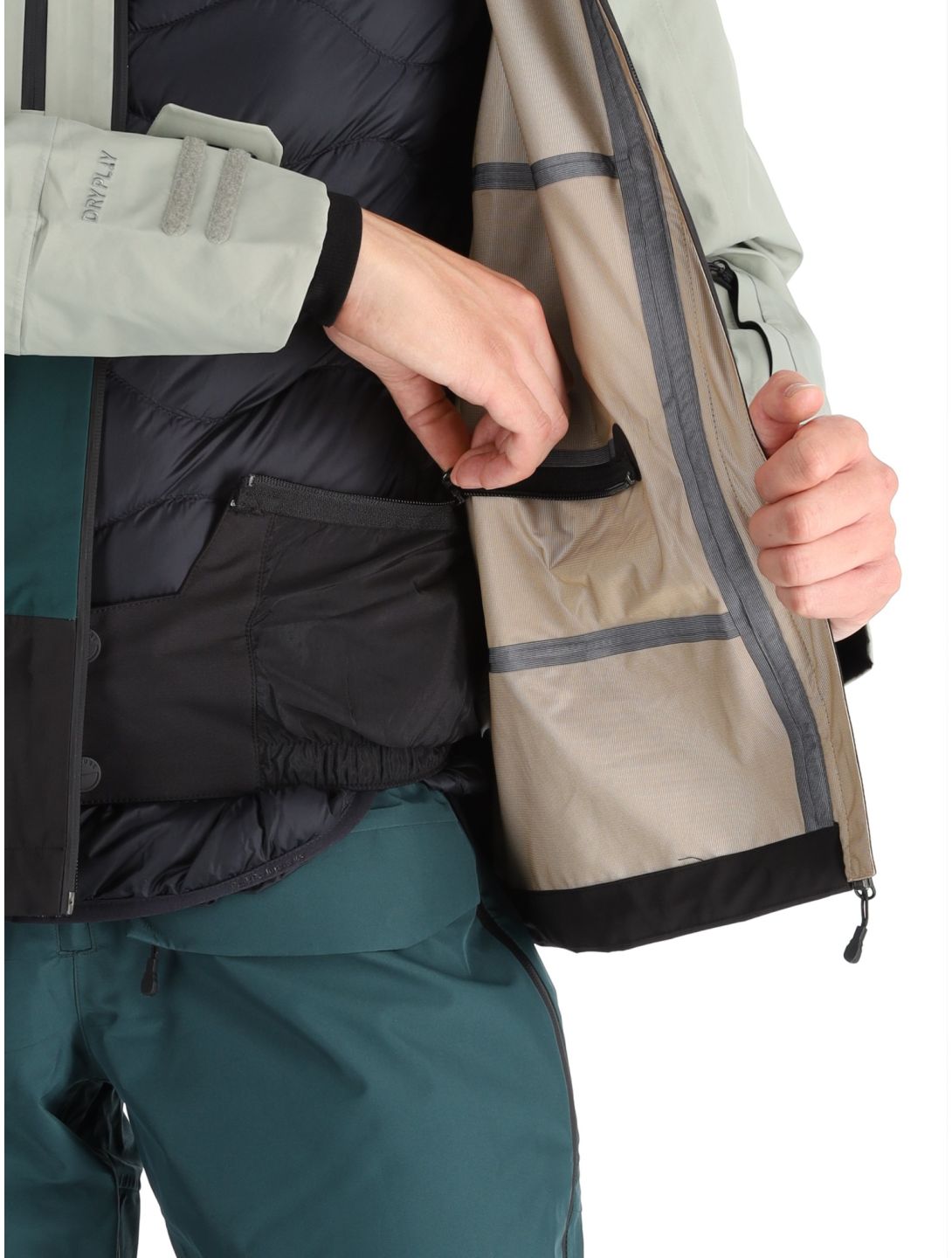 Broader 3L hardshell ski-jas heren