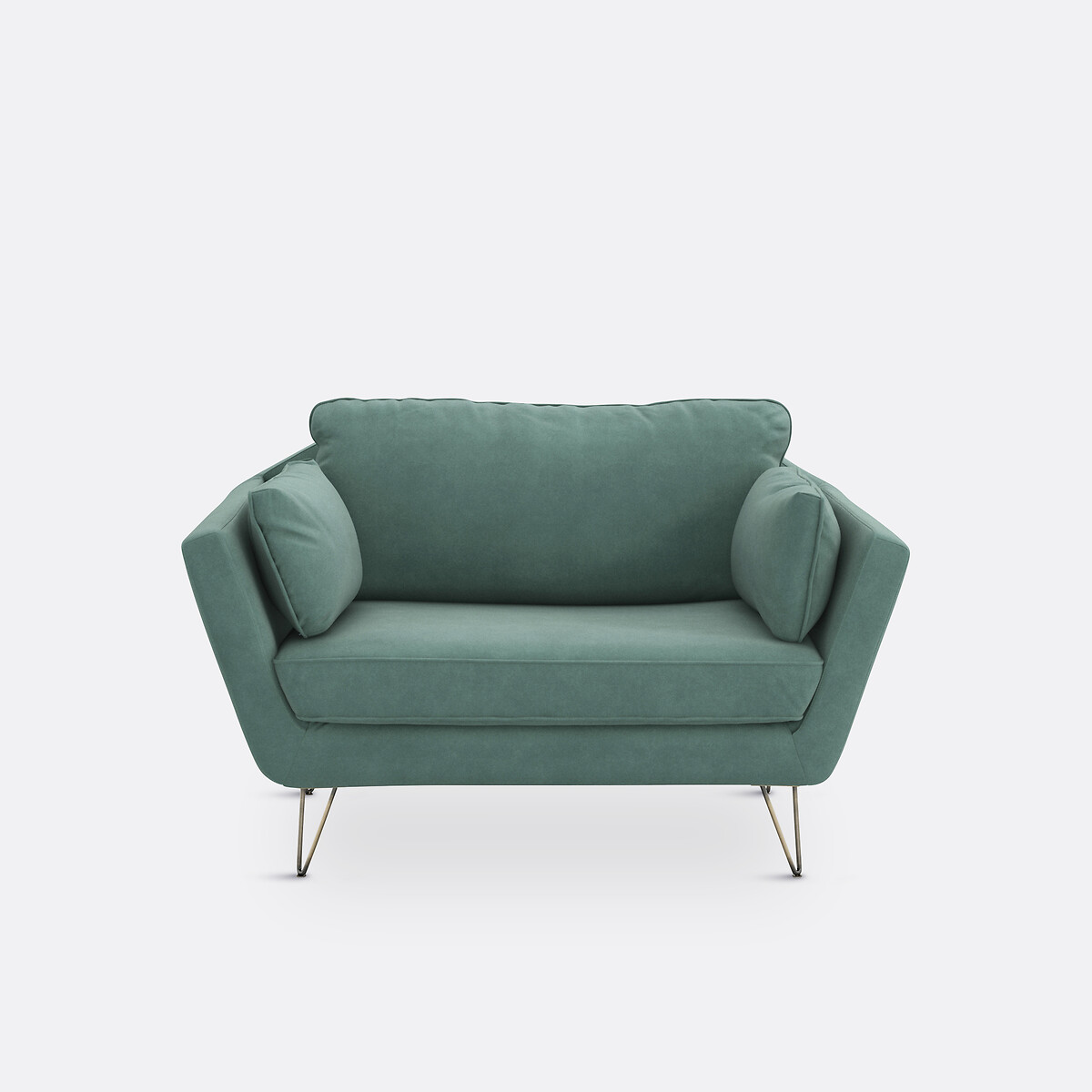 LA REDOUTE INTERIEURS<br>Poltrona XL em fluweel Topim