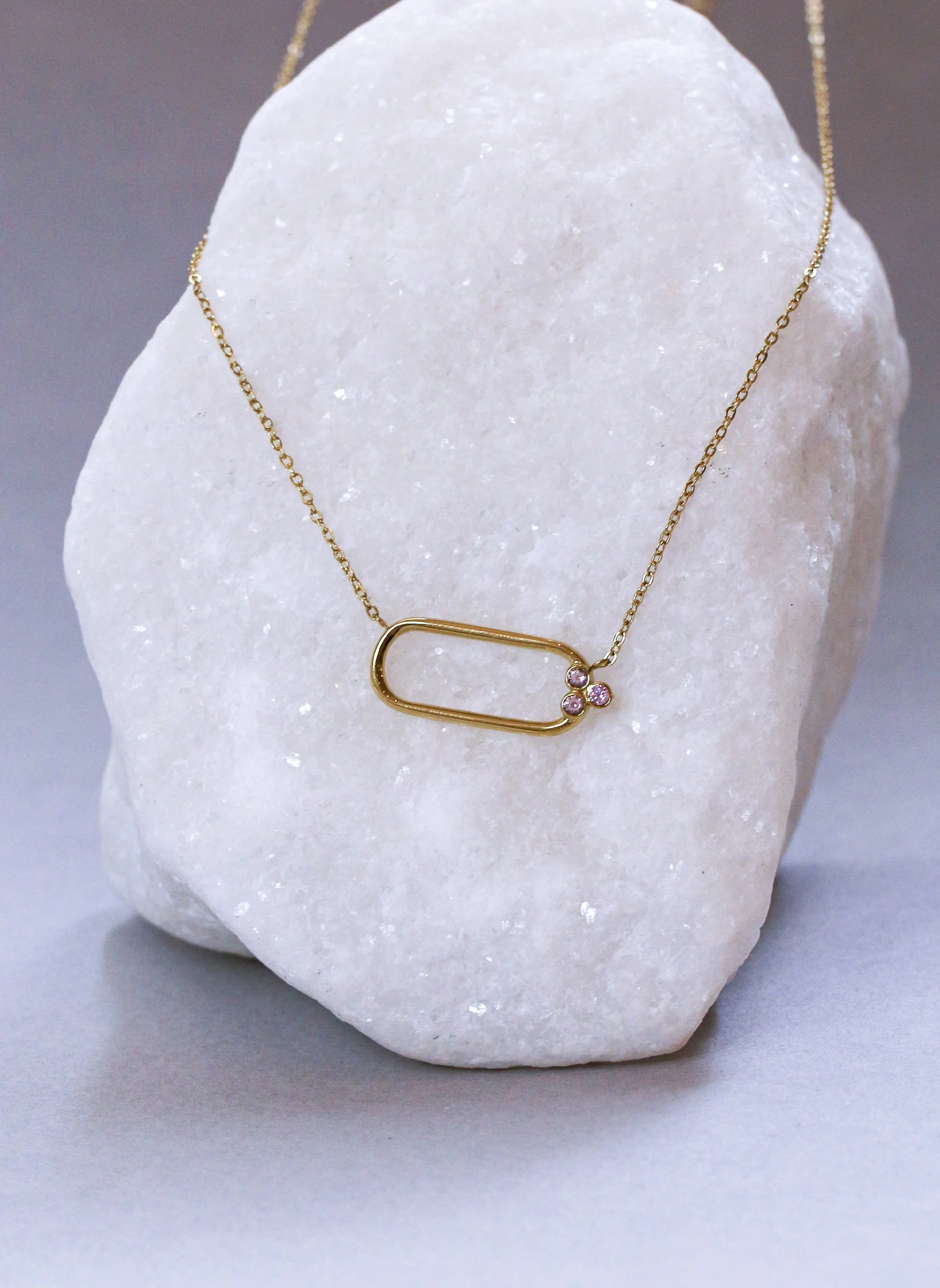 CIRCE - Collier chaîne circé | Rose