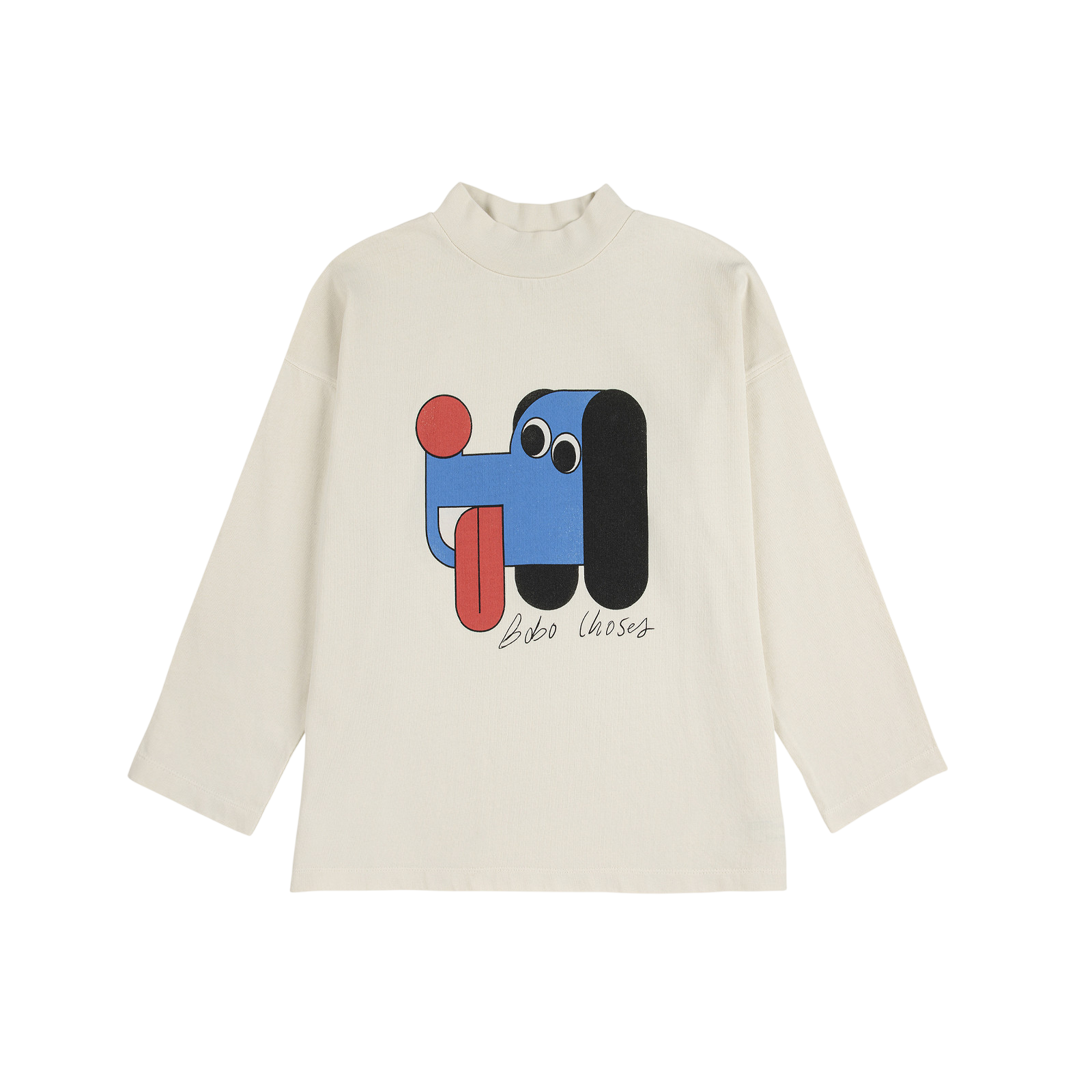 Langarmshirt Doggy Mate Offwhite