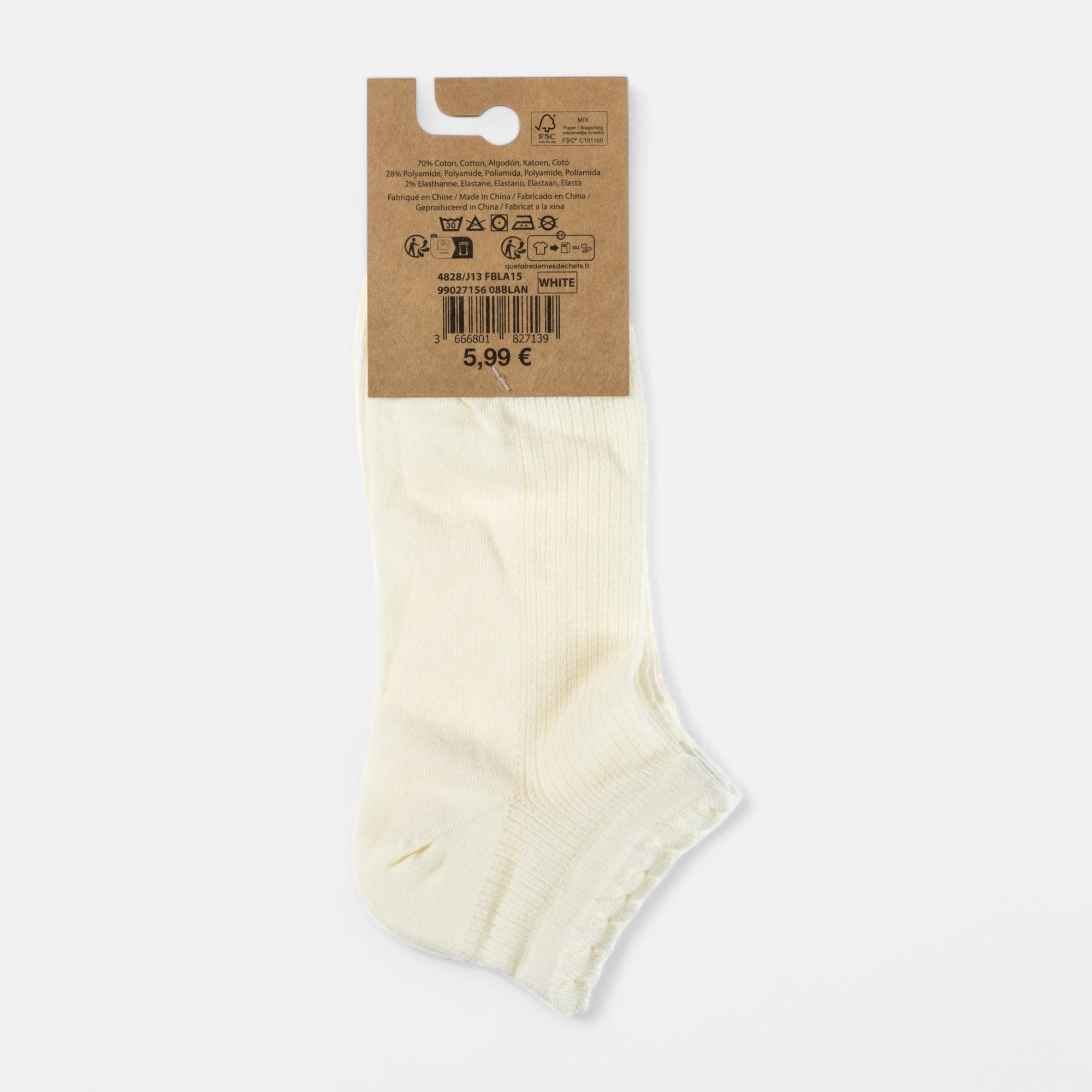 Chaussettes Femme blanc