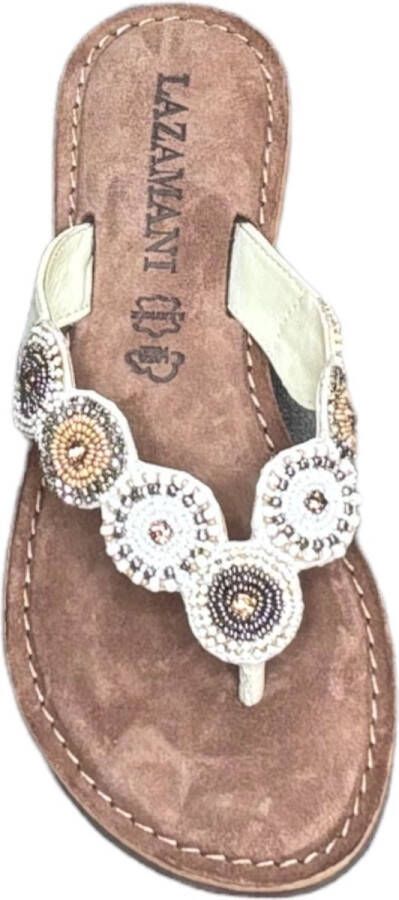 Lazamani Kleurrijke Suède Slippers Multicolor Dames