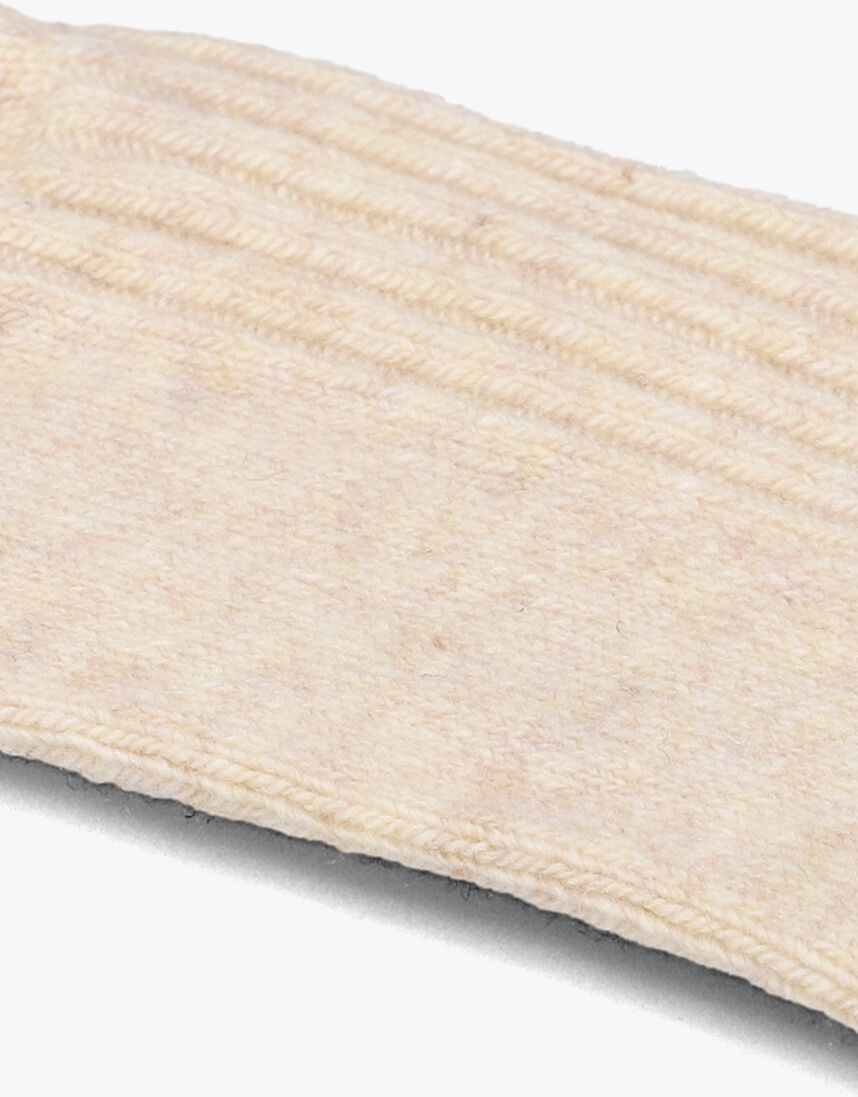 beige marcmarcs sokken cashmere