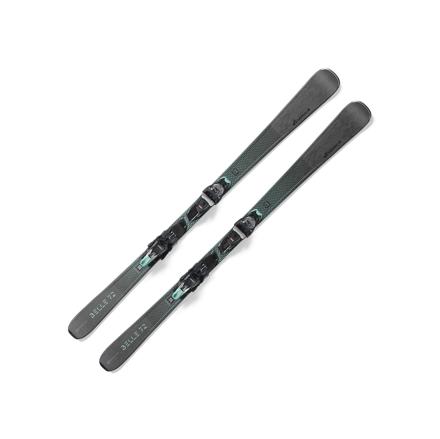 Nordica BELLE SL DC FDT + Marker TP2 LIGHT 11 FDT 2024/25 - 150 Marker TP2 Light 11 FDT GW black (DIN 3-11)