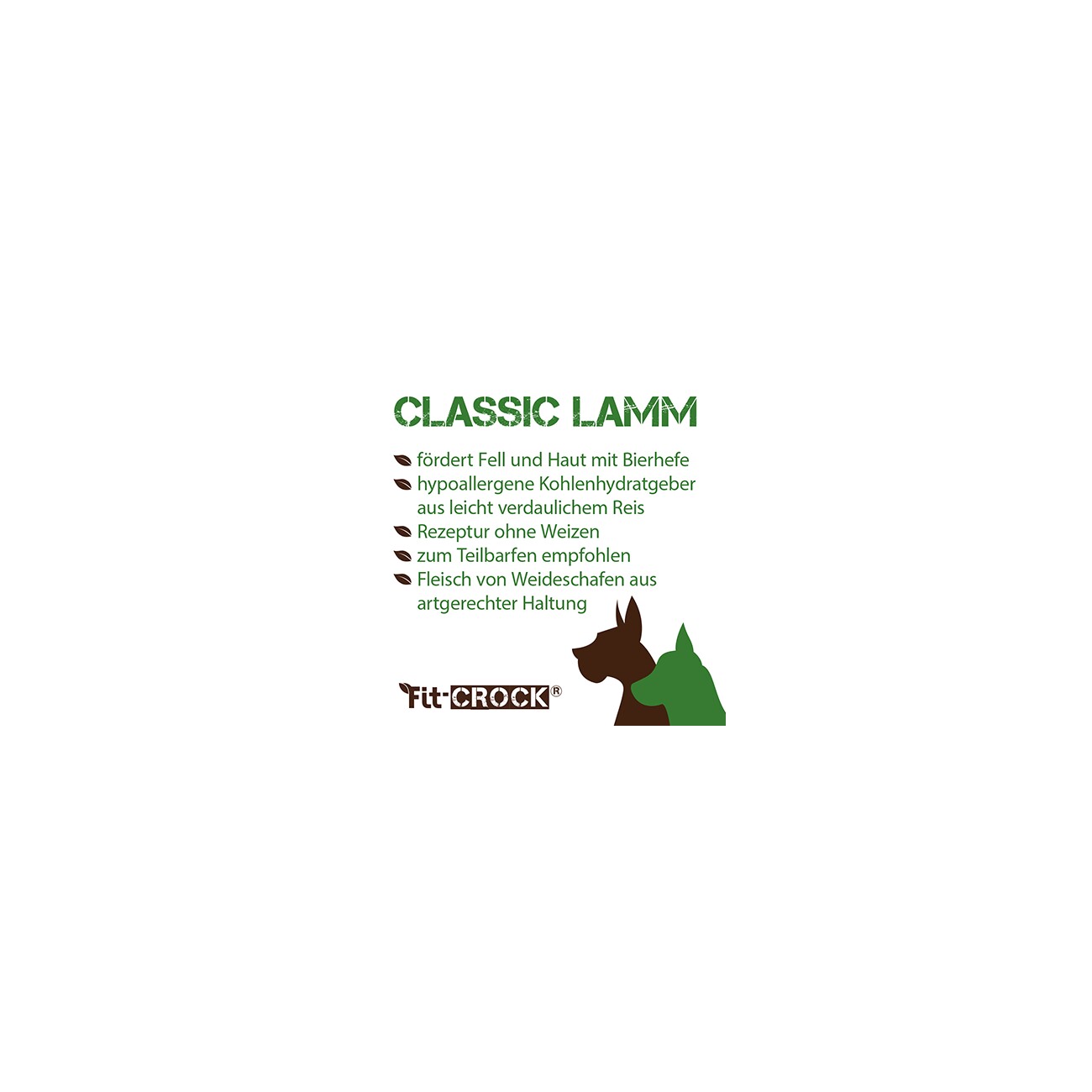 cdVet Fit-Crock Classic Lamm Mini