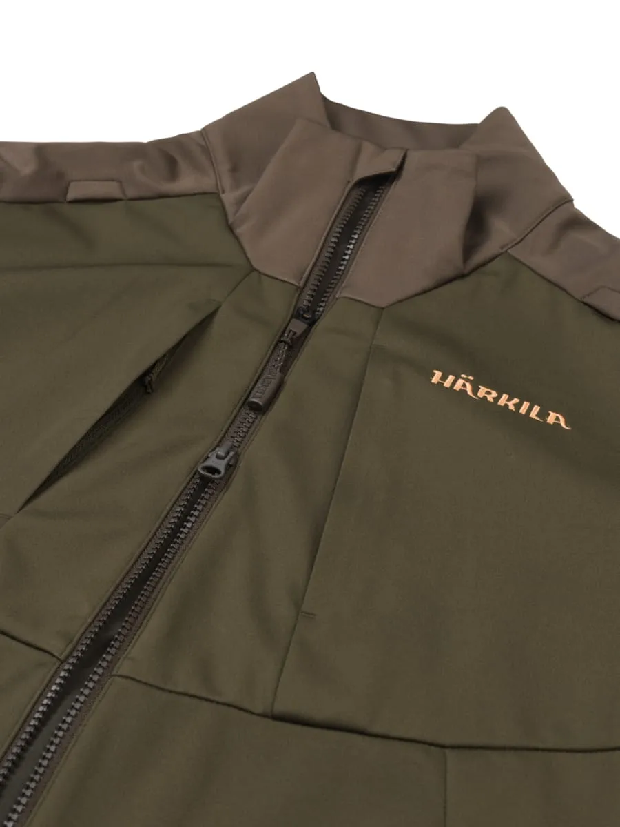 Härkila Men's Magni Fleece Jacket Willow Green/Shadow Brown