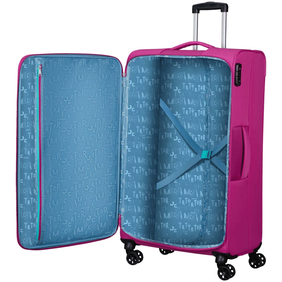 American Tourister Sea Seeker - 4-Rollen-Trolley L 80 cm deep fuchsia