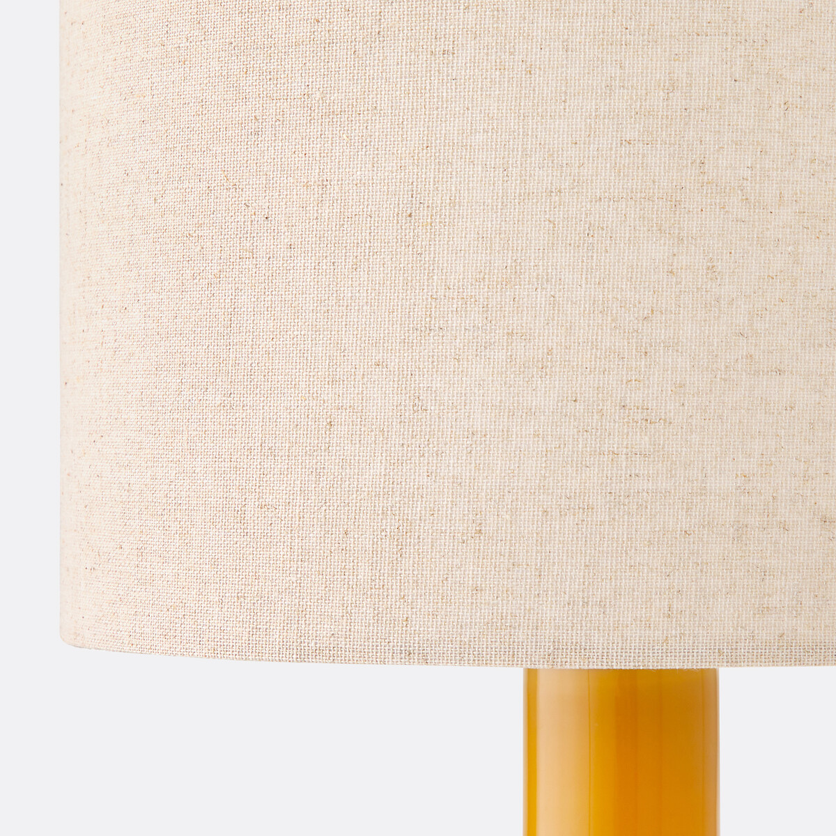LA REDOUTE INTERIEURS<br>Candeeiro de mesa em vidro e linho, Juna