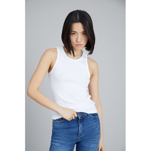 Munthe Peach Tanktop, Hvid, 40