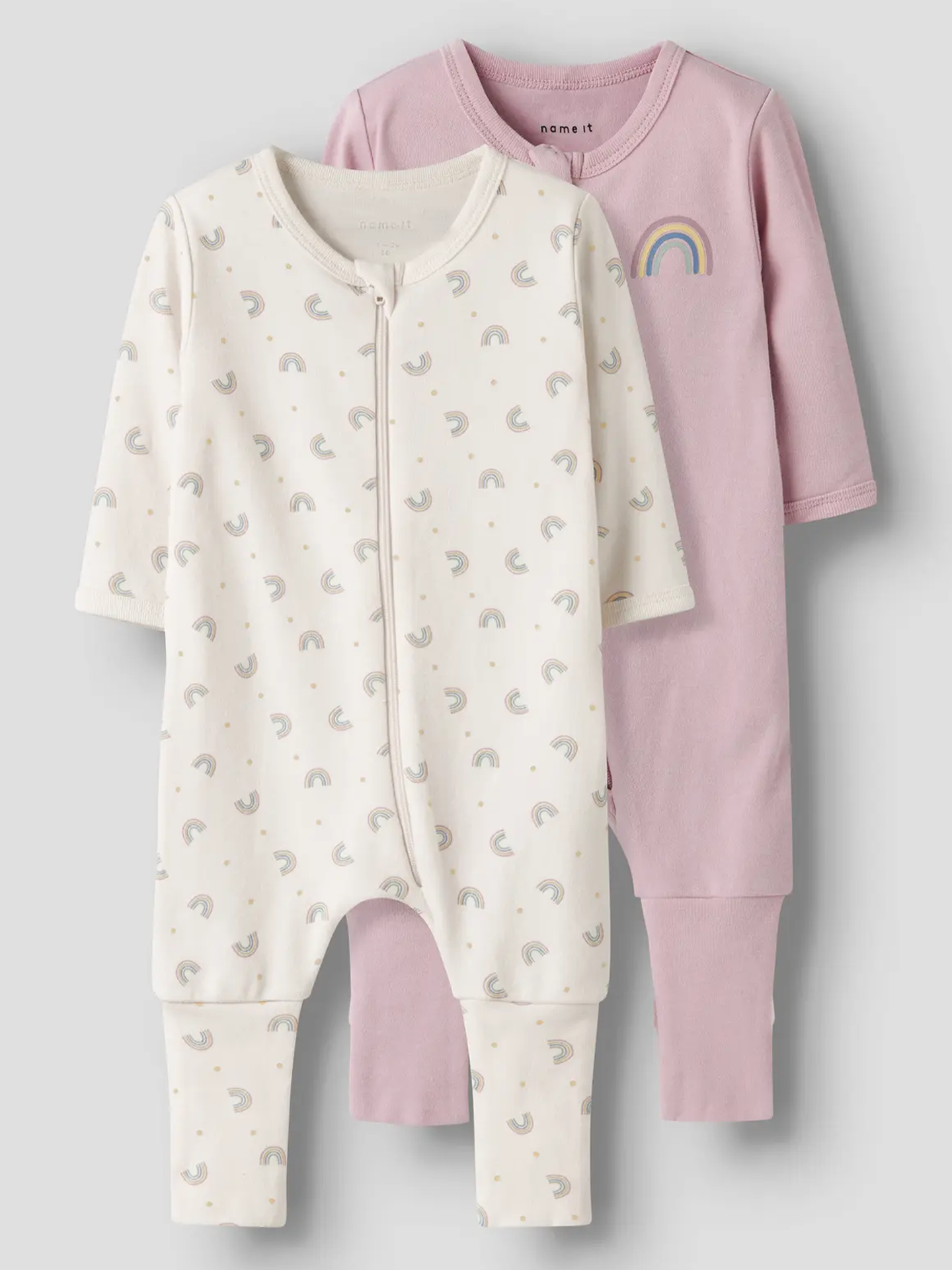 Nightsuit 2-Pack Zip Jet Rainbow