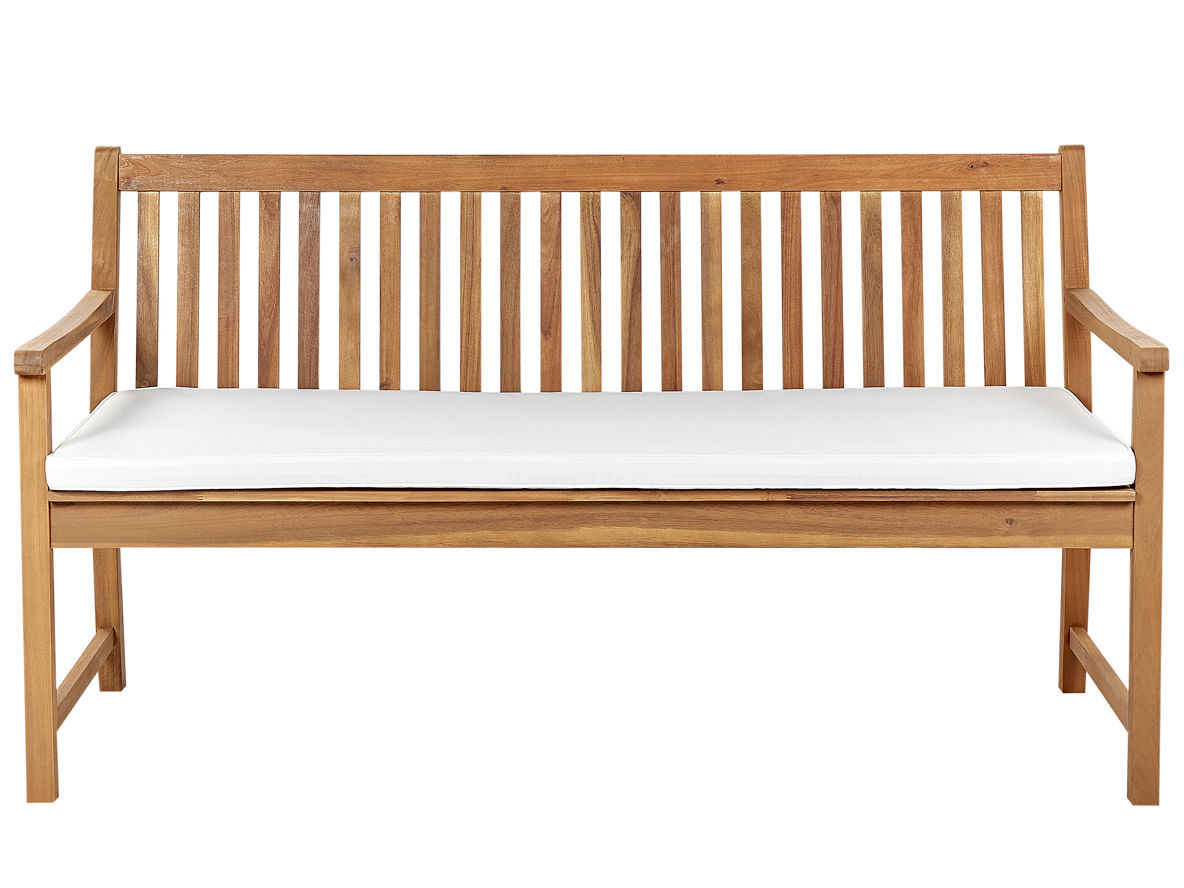 Zitkussen voor bank VIVARA 152 x 54 cm Gebroken wit