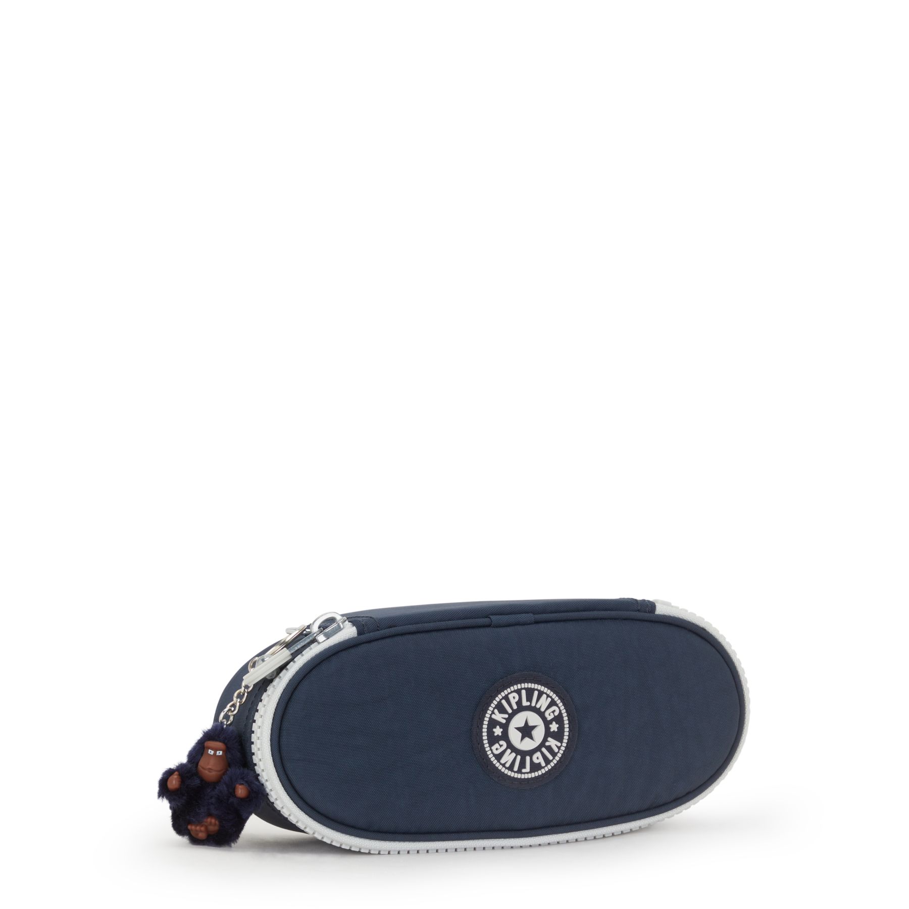 DUOBOX Trousse zippée moyenne à imprimé - True Blue Grey