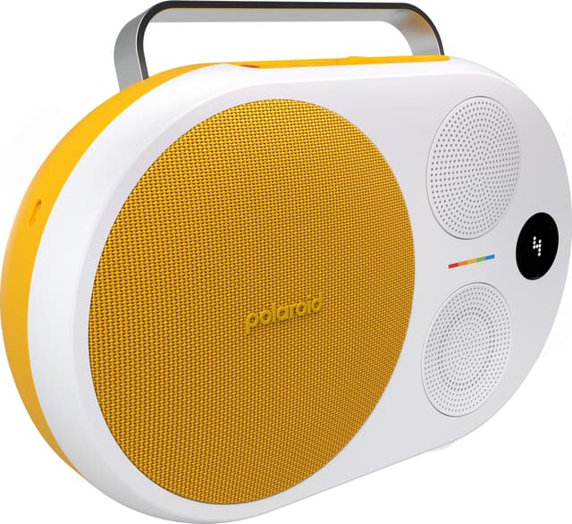 Polaroid Music P4 trådløs, transportabel højttaler (gul/hvid)