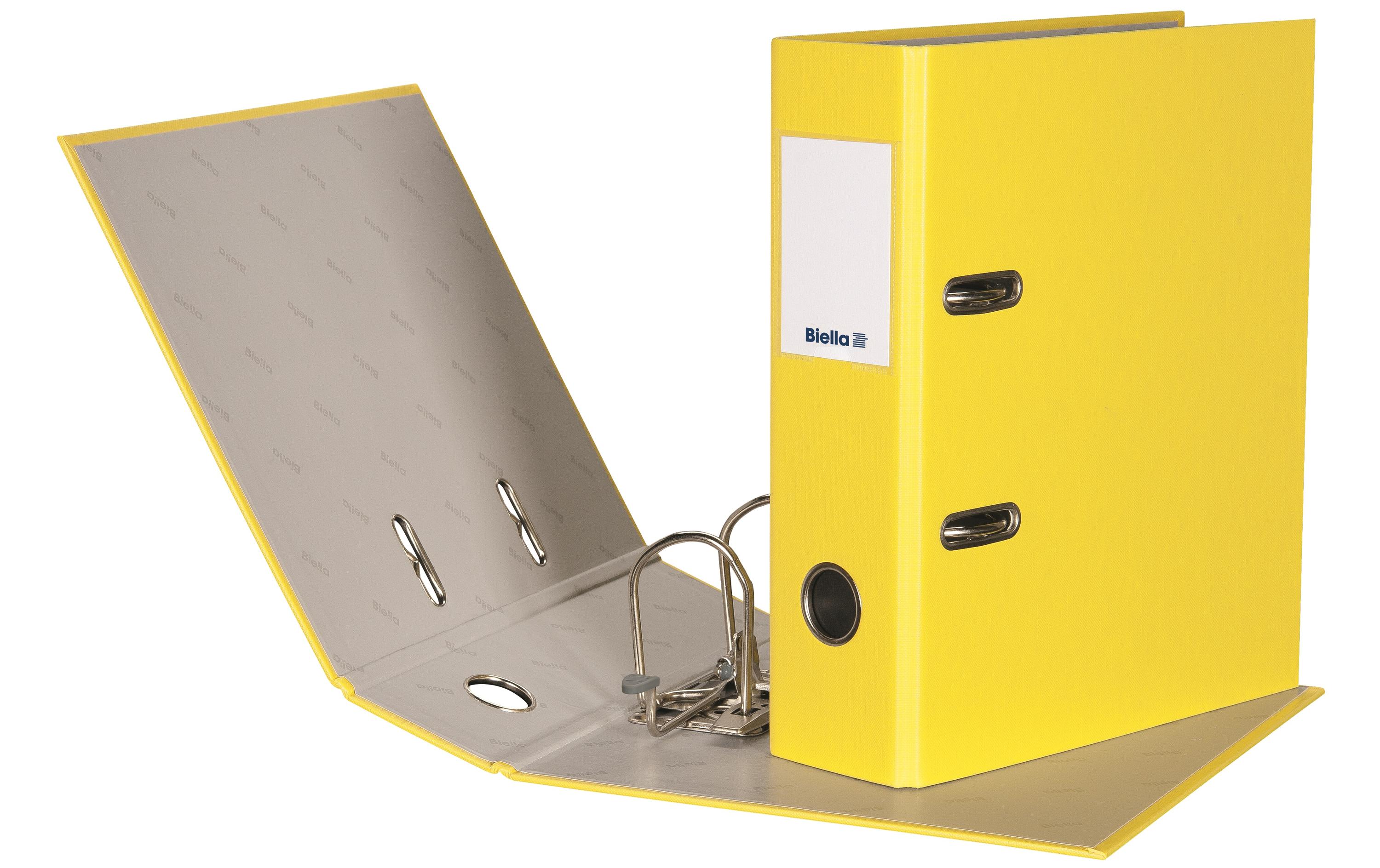 Ordner Plasticolor A5 7 cm, GelbOrdner mit Strong-Mechanik