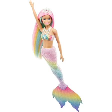 Barbie Dreamtopia Regenbogenzauber Meerjungfrau Puppe mit Farbwechsel