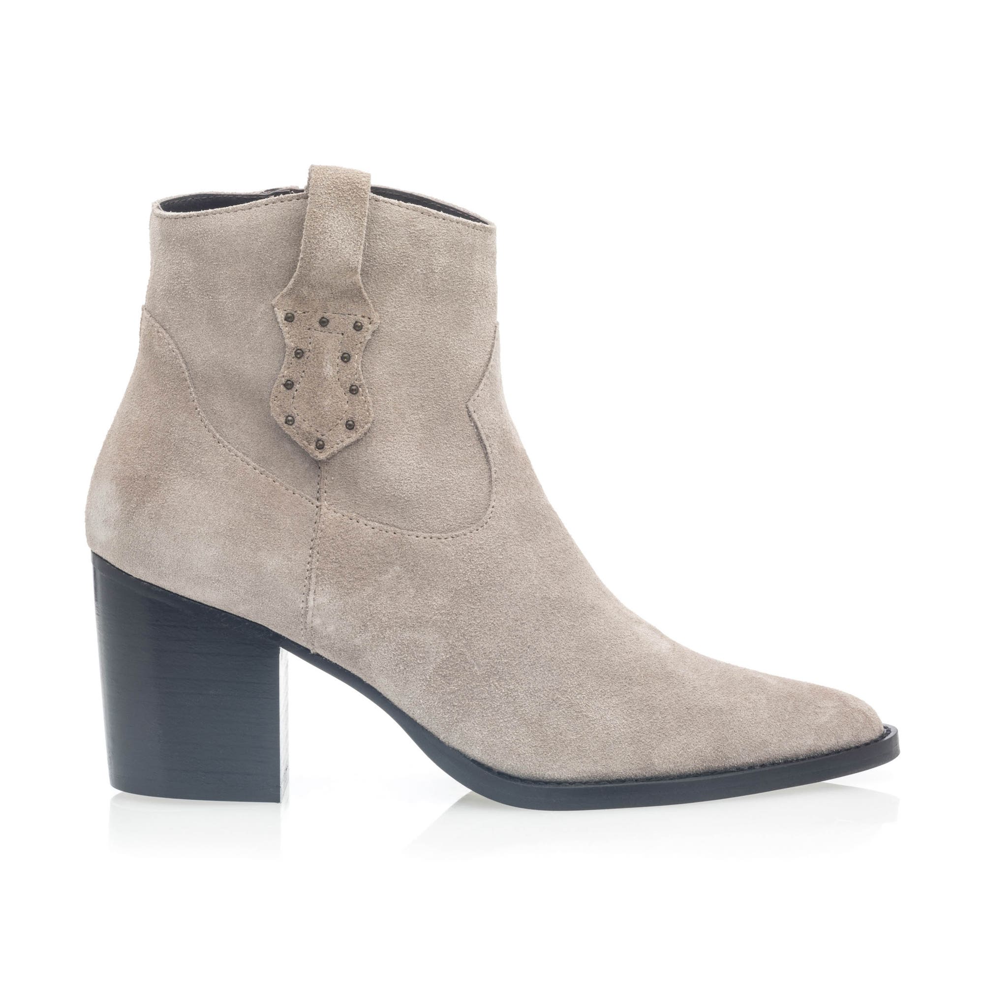 Santiags Femme en cuir beige