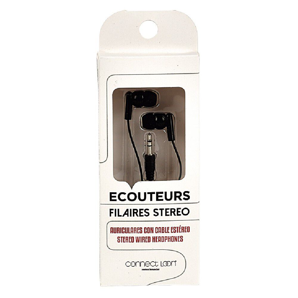 Écouteur filaire intra auriculaire L. 120 cm