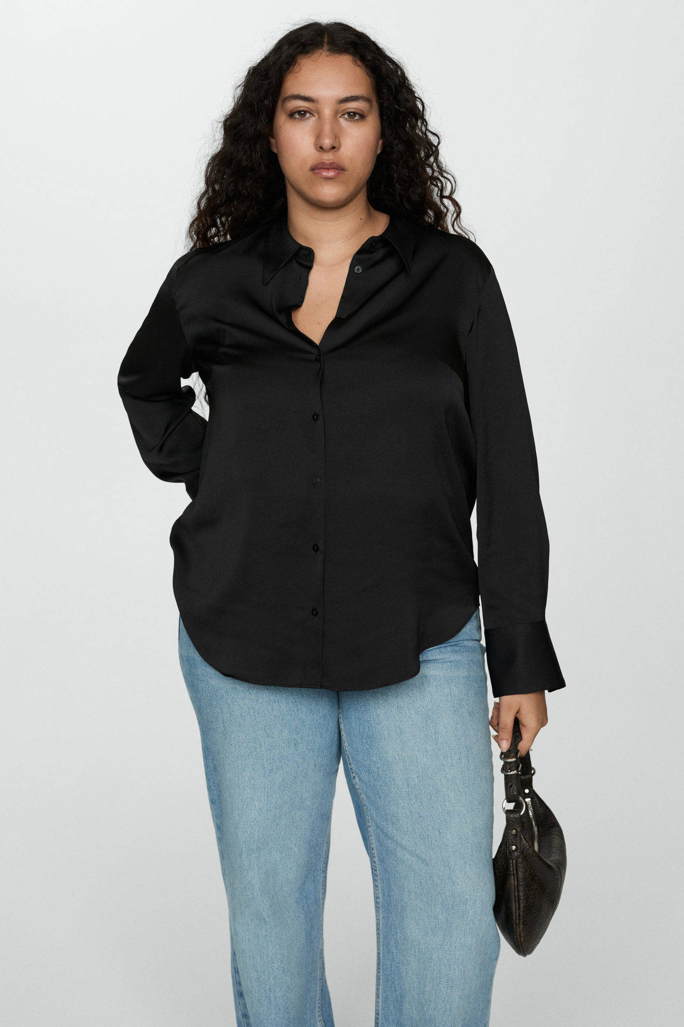 Mango blouse zwart