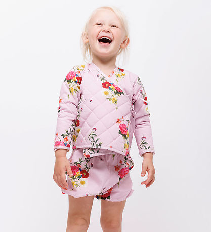 Christina Rohde Shorts - Rosa m. Blumen