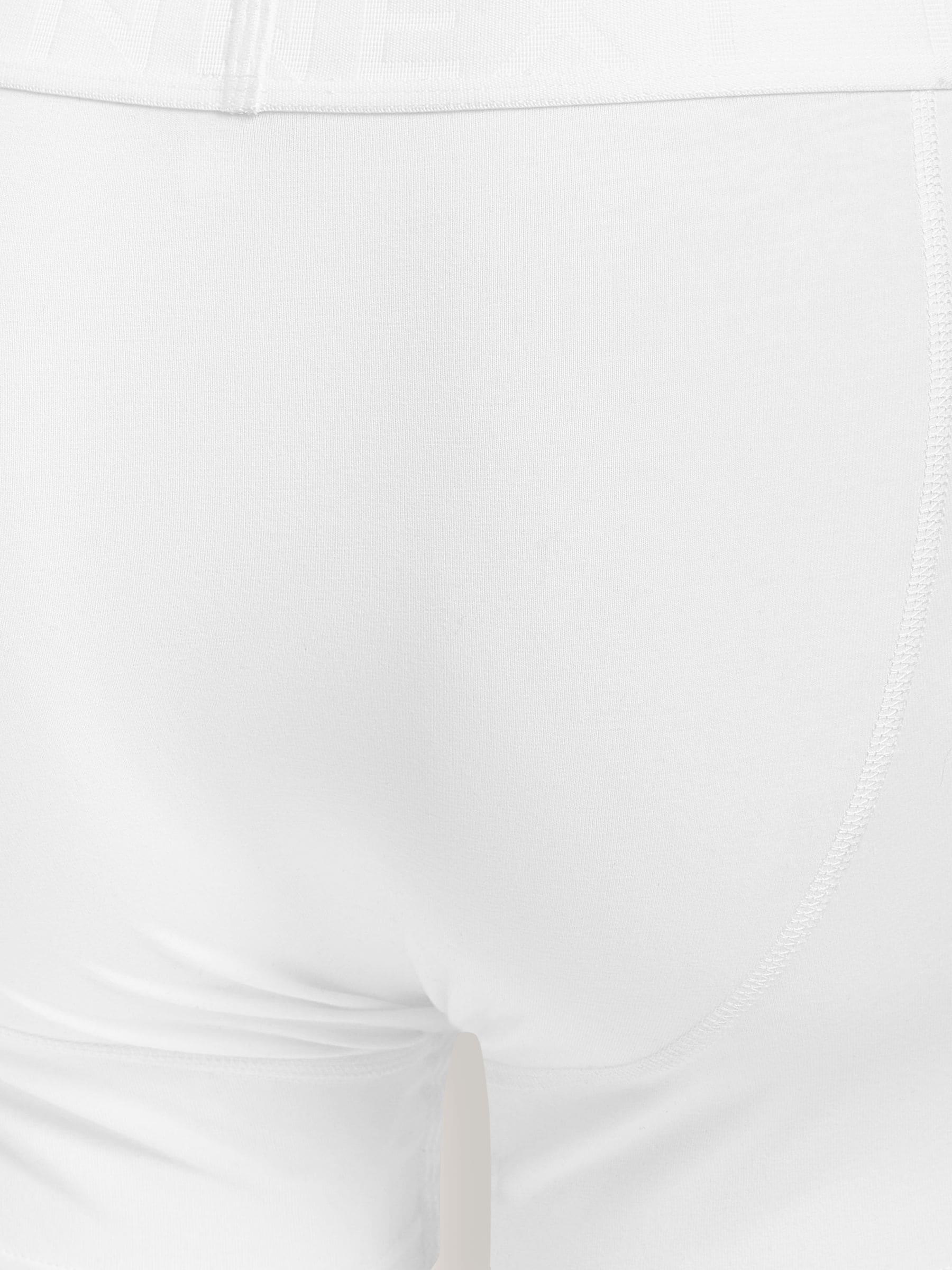Wit - Standaard - 10 Boxershorts zonder plooi