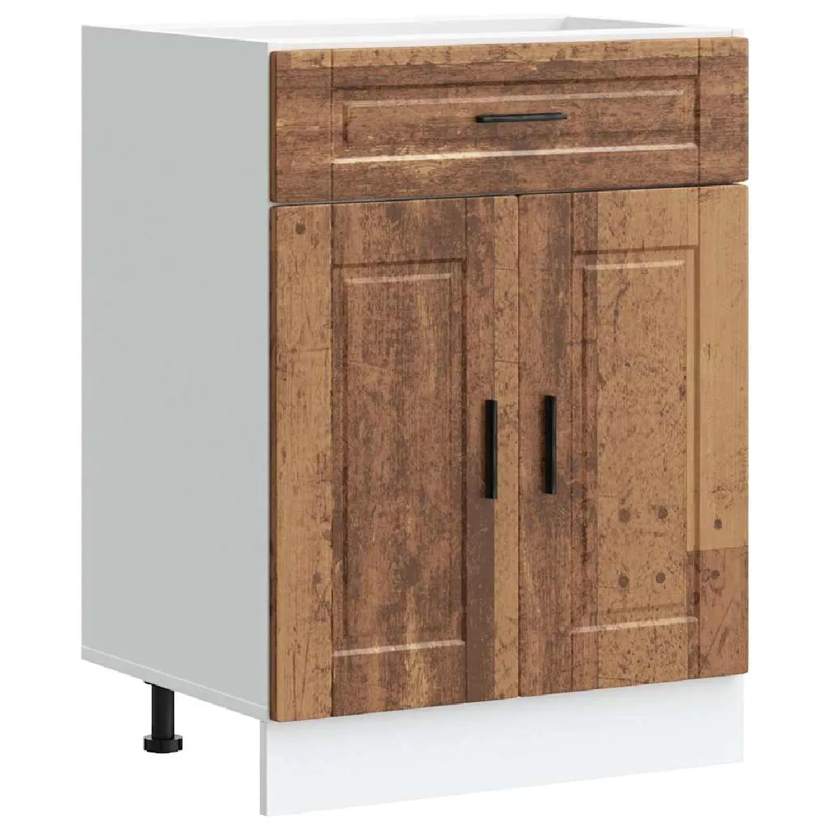 vidaXL Armoire de Cuisine Porto - Vieux Bois