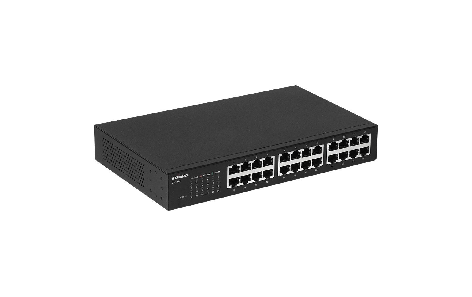 Switch GS-1024 24 Port<br>24-Port Gigabit Switch