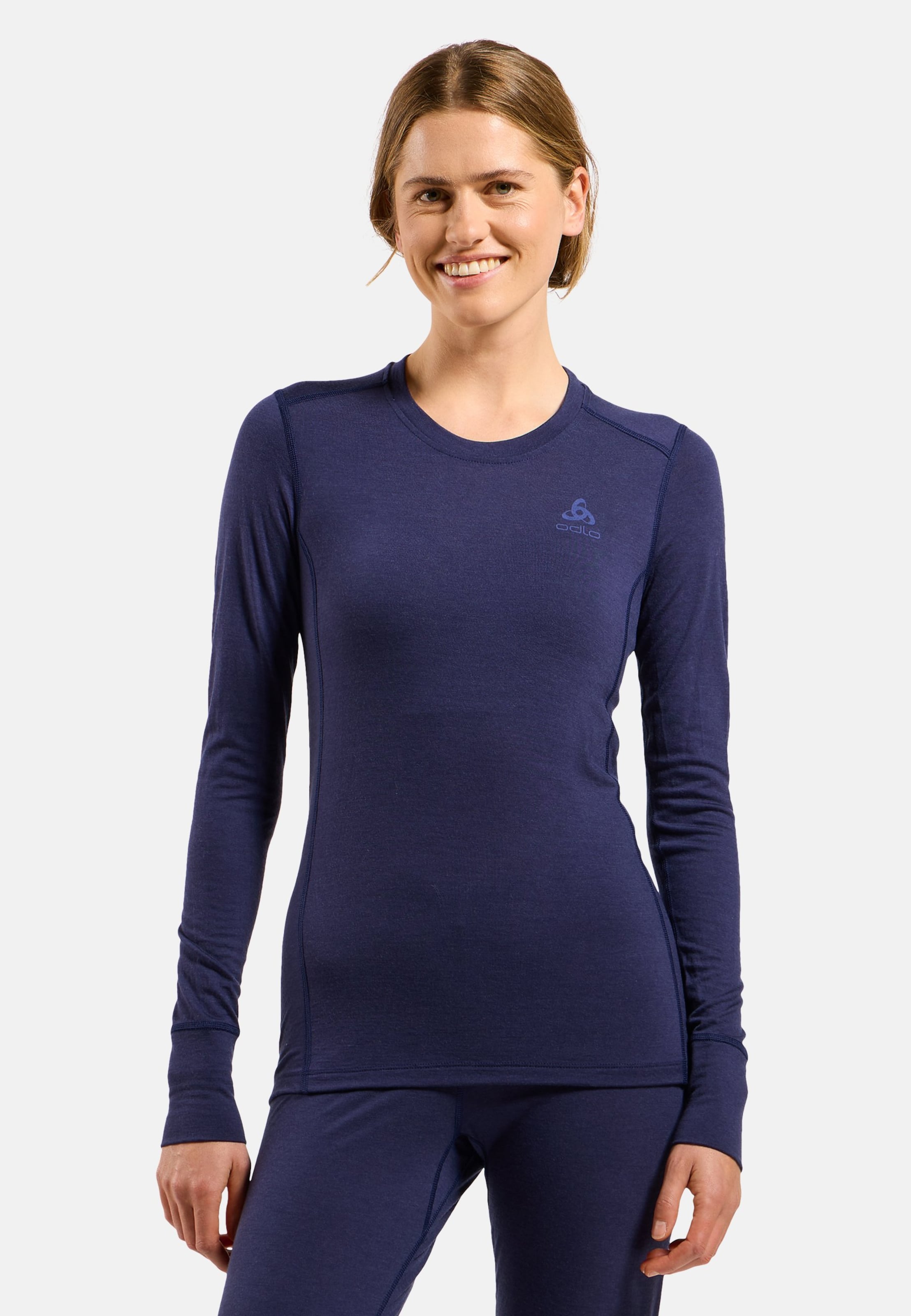 Natural Merino 200 Base Layer Langarmshirt in eclipse