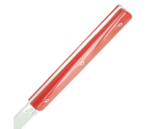 Coffret 2 pièces - Français 9.47 Manche Rouge Couteau Table par Perceval