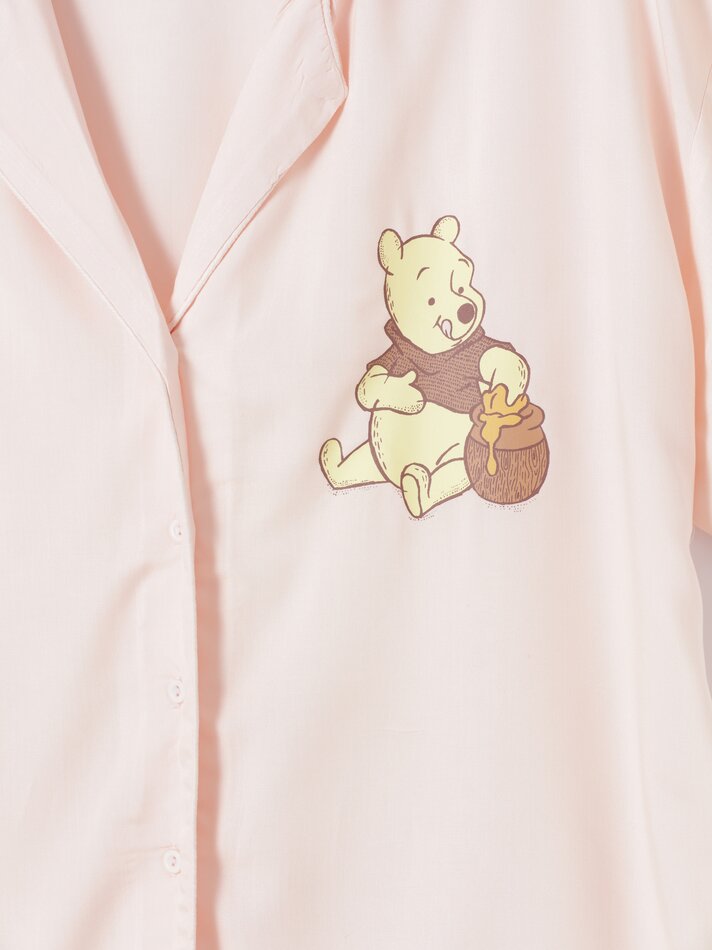 Conjunto de pijama Winnie the Pooh ©DS - Rosa Nude