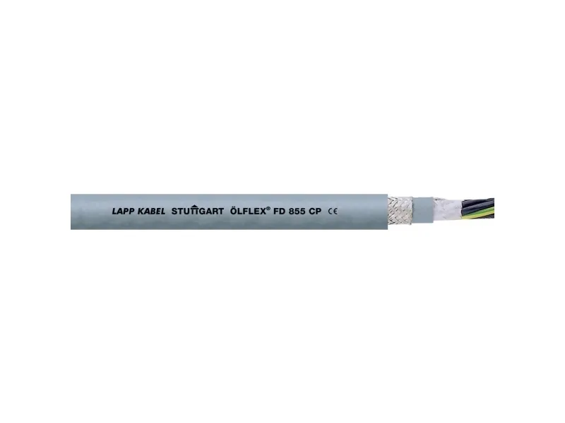 LAPP 27636/100 Slæbekædekabel ÖLFLEX® FD 855 CP 3 G 1 mm² Grå 100 m