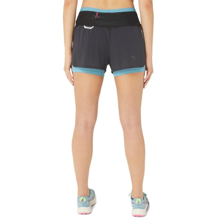 Asics Dame Shorts FujiTrail 2in1 Shorts Sort
