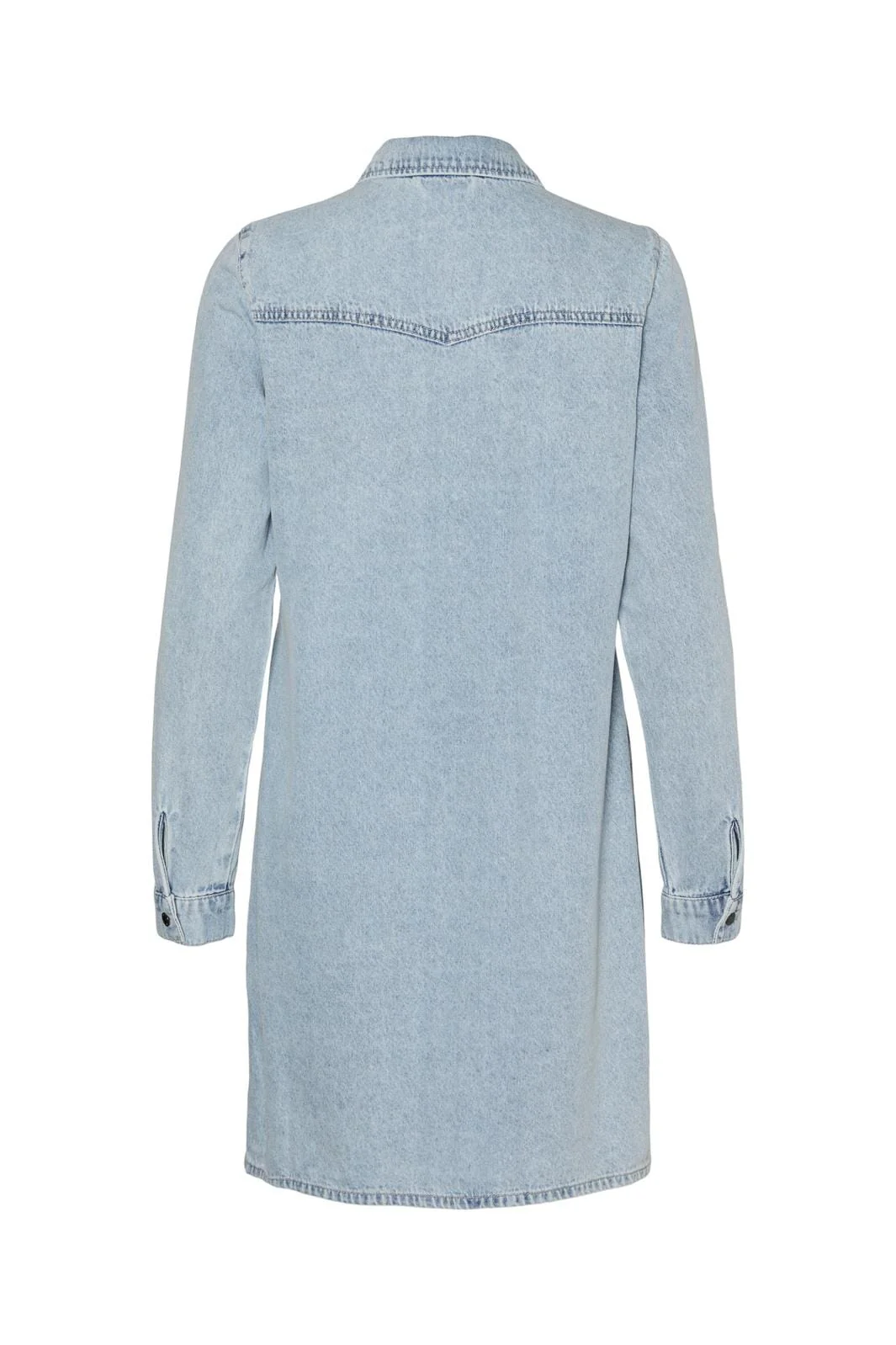 Vero Moda Vmjennie Ls Short Denim Dress Mix 4524290 light blue denim