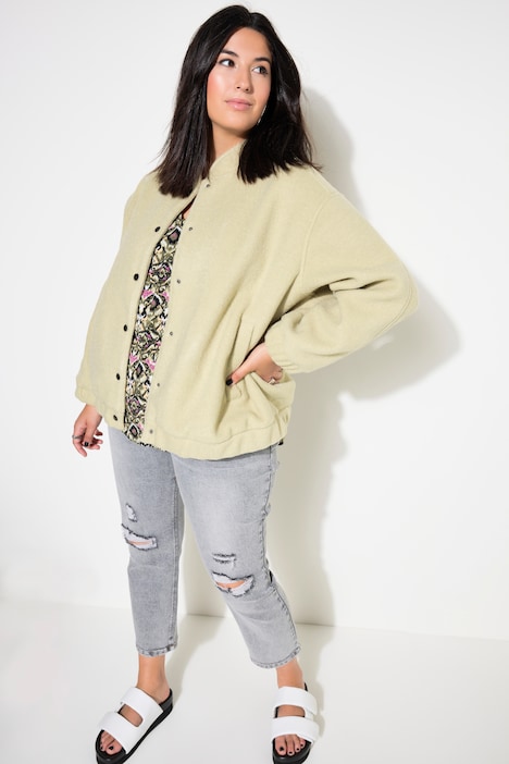Blouson, oversized, Wolloptik