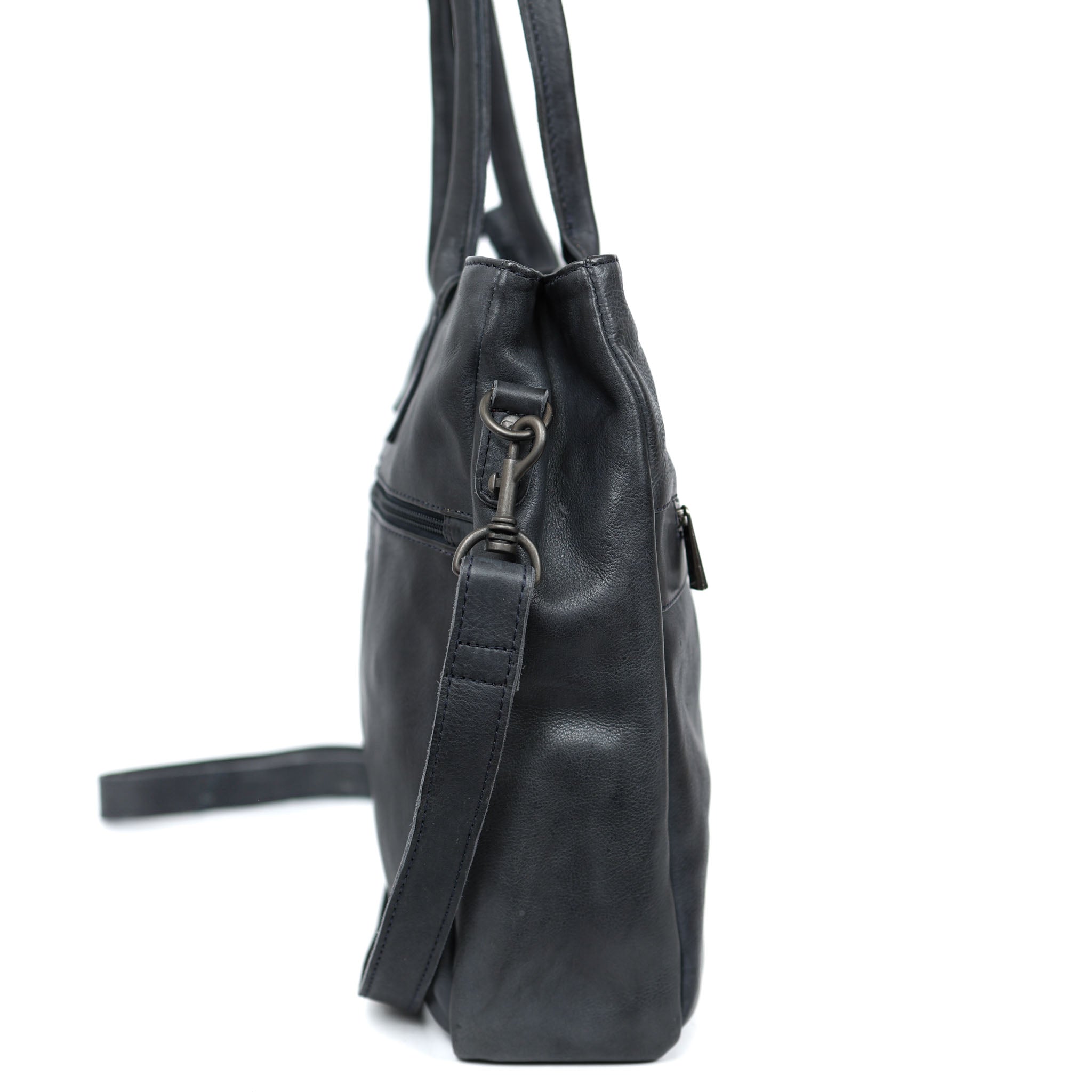 Hand-/schoudertas met laptopvak 'Maeve' donkerblauw Blauw