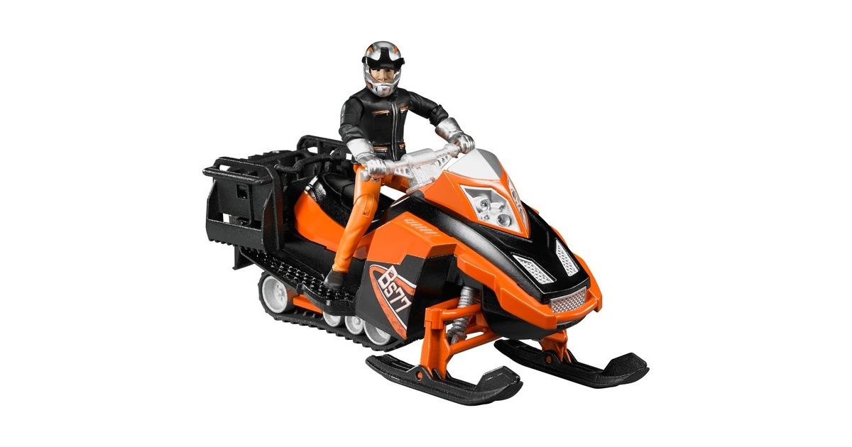 bruderbworld Sneeuwscooter met bestuurder en accessoires Modelvoertuig  (63101)