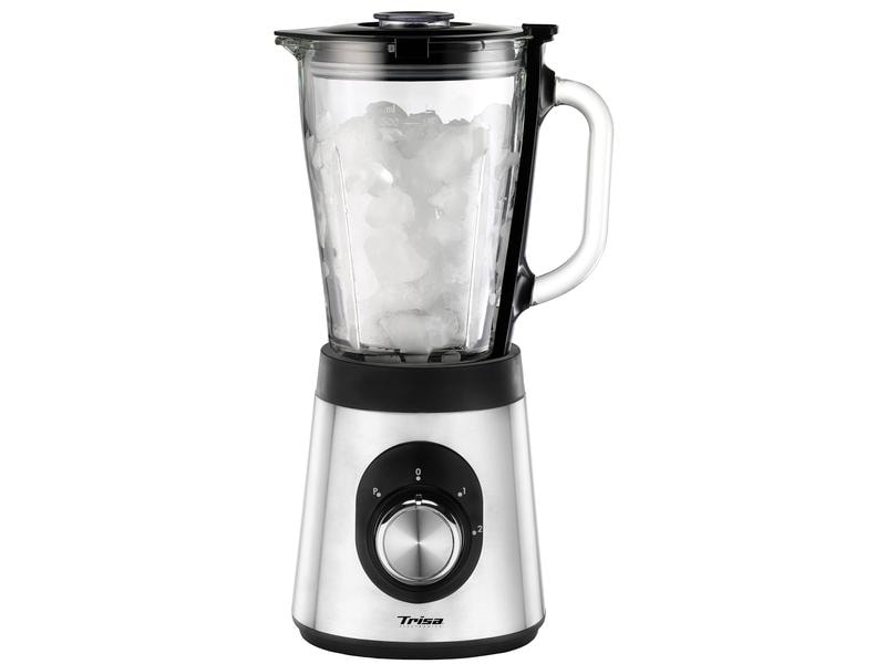 Trisa Standmixer Royal Crush Silber/Schwarz Leistungsstarker Blender