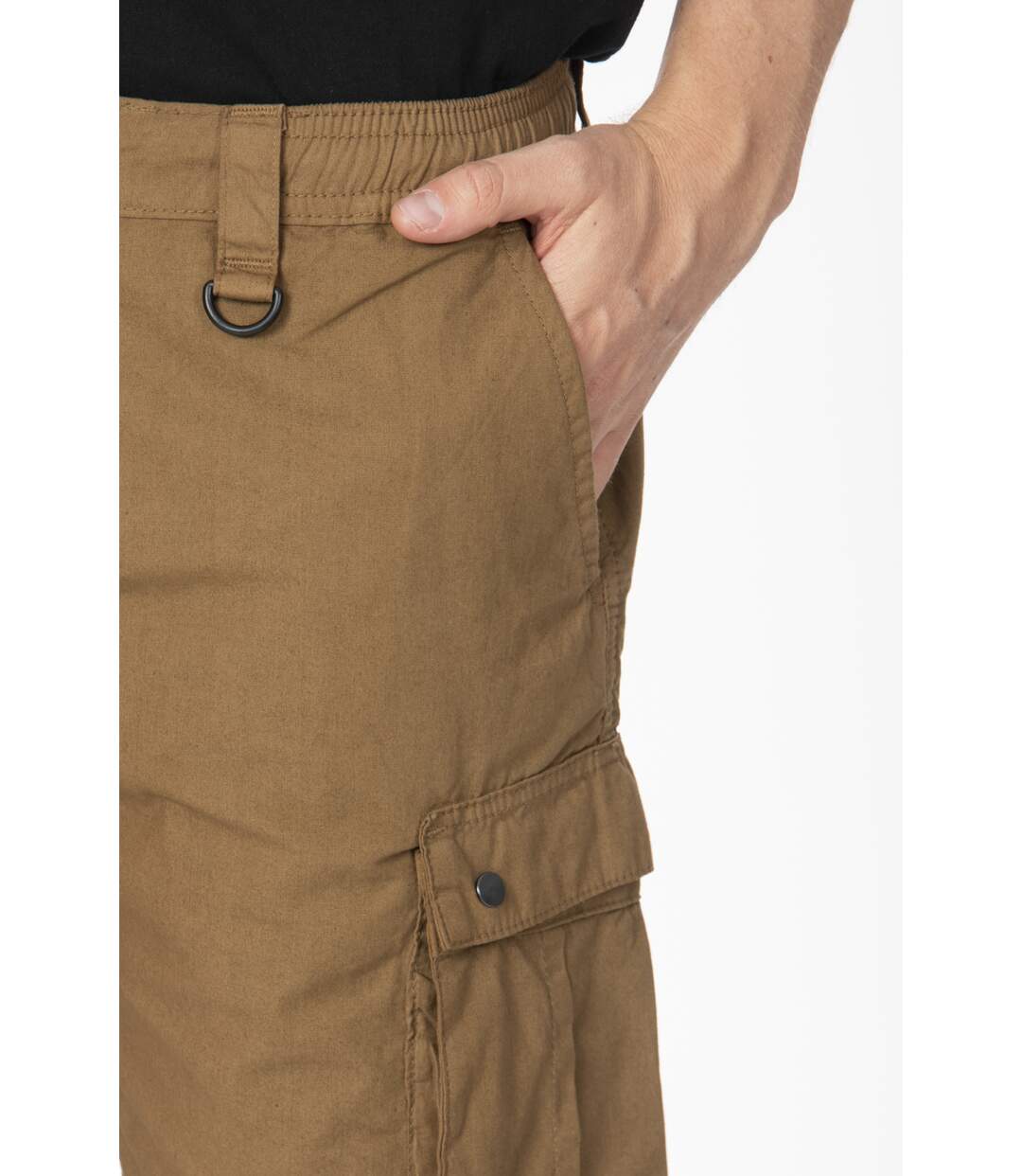 Bermuda coton coupe cargo ASHER VERT