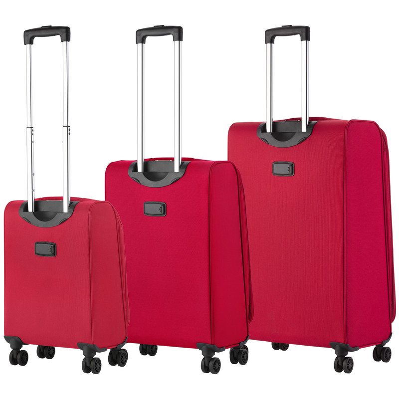CarryOn Air 3-delig zachte kofferset - Red