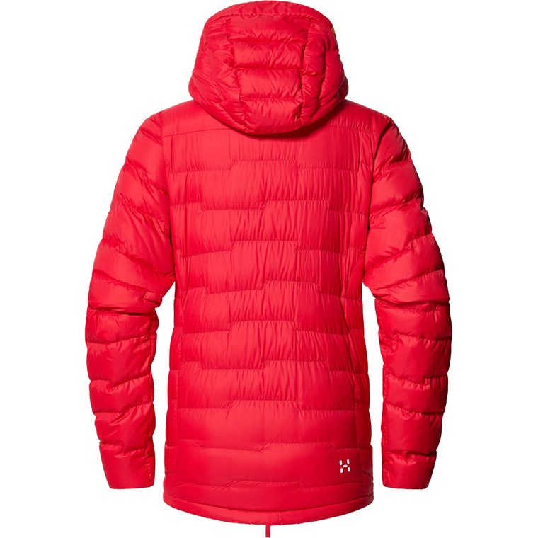 Haglöfs Roc Flash Down Hoodwomen Bright Red