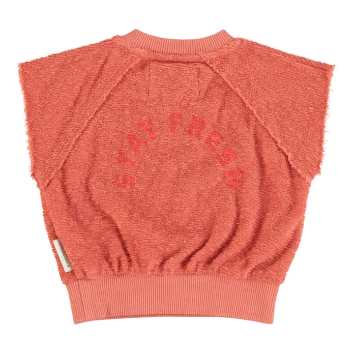 Piupiuchick Sweat Sans Manches Eponge Pomme  | Terracotta