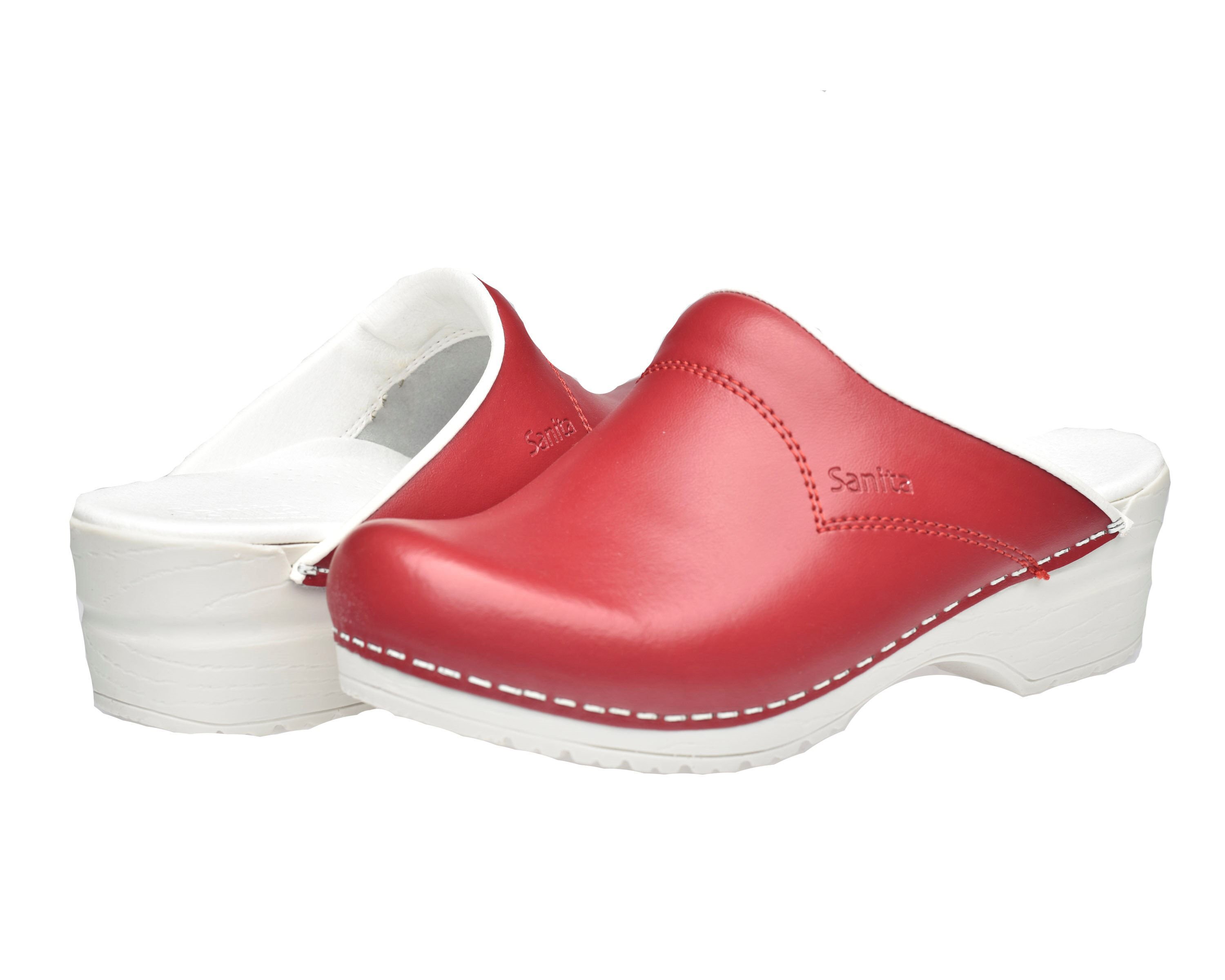 Sanita Flex 314 - Klompen - Paprikarood - 41