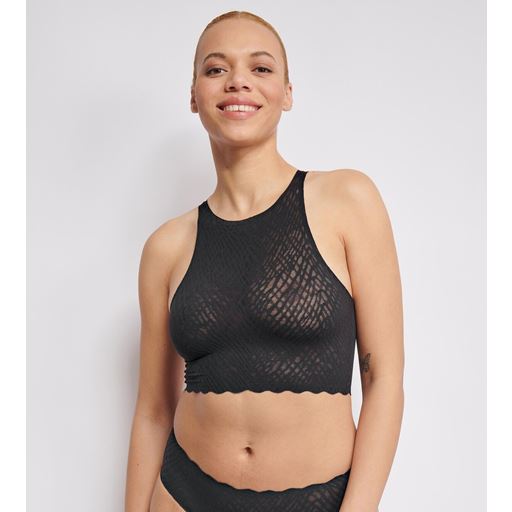 Sloggi Zero Feel Bliss Crop Top, Black, S