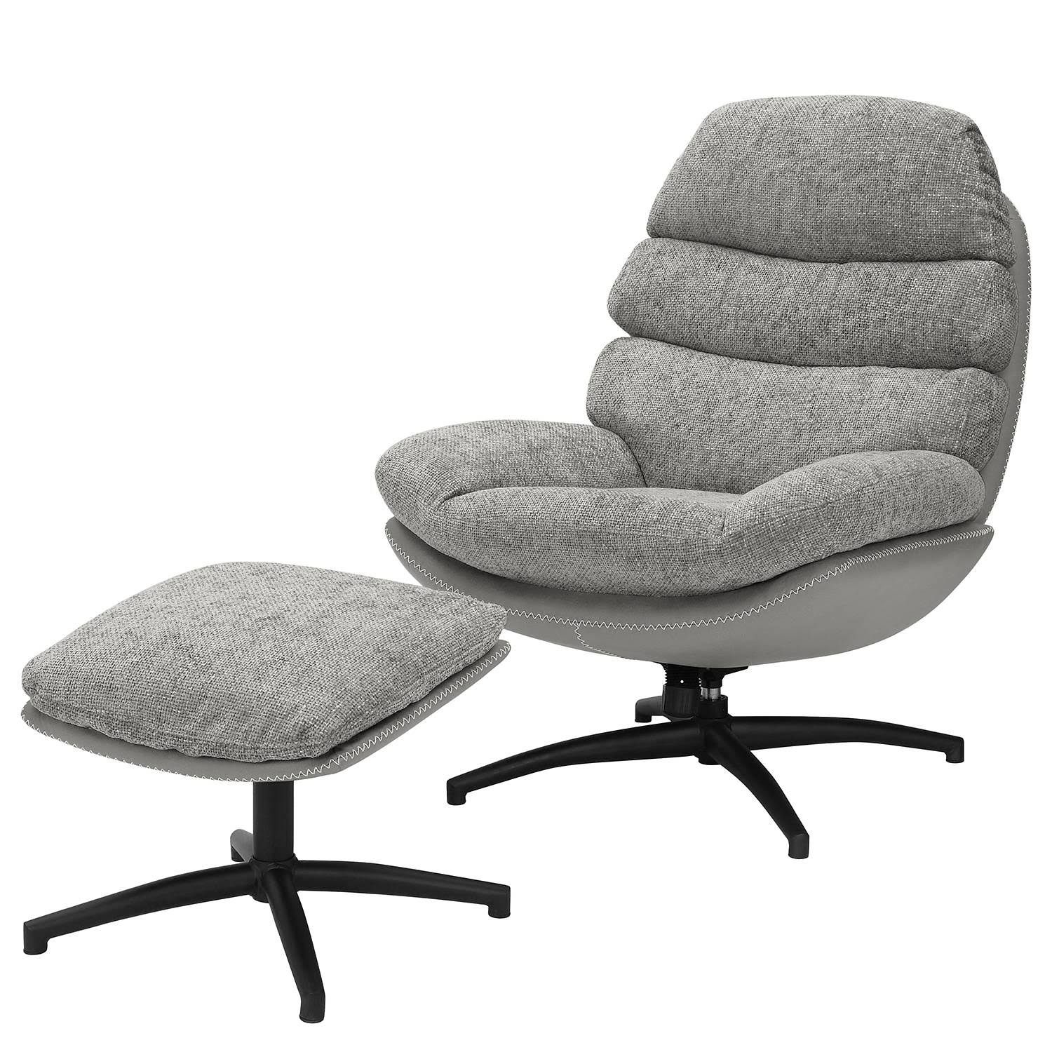 Mørteens Relaxsessel Skenala Strukturstoff/Kunstleder 78 x 102 x 90cm
