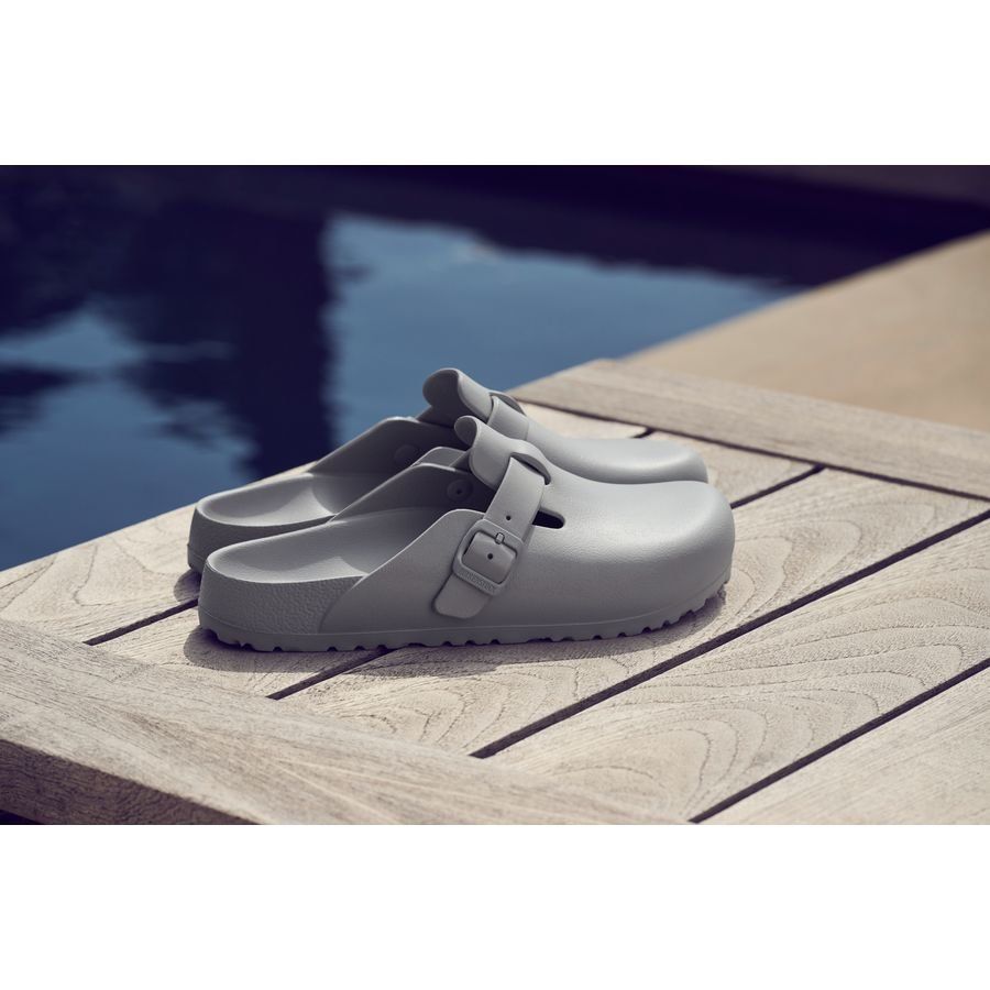 Birkenstock Sandale Boston EVA Narrow Fit - Stone Coin