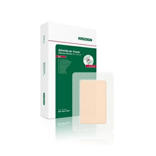 Kliniderm Foam Silikone Border 10x20 cm - 5 stk.